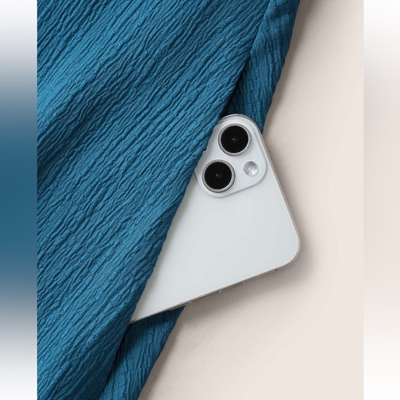 BloomChic Plus Size 2XL Texture Drawstring Tie Knot Tassels Dress us18-20 - Picture 7 of 10